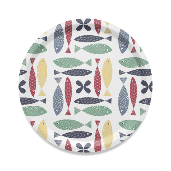 Fina fisken rund bricka-Heminredning-Arvidssons Textil-peaceofhome.se