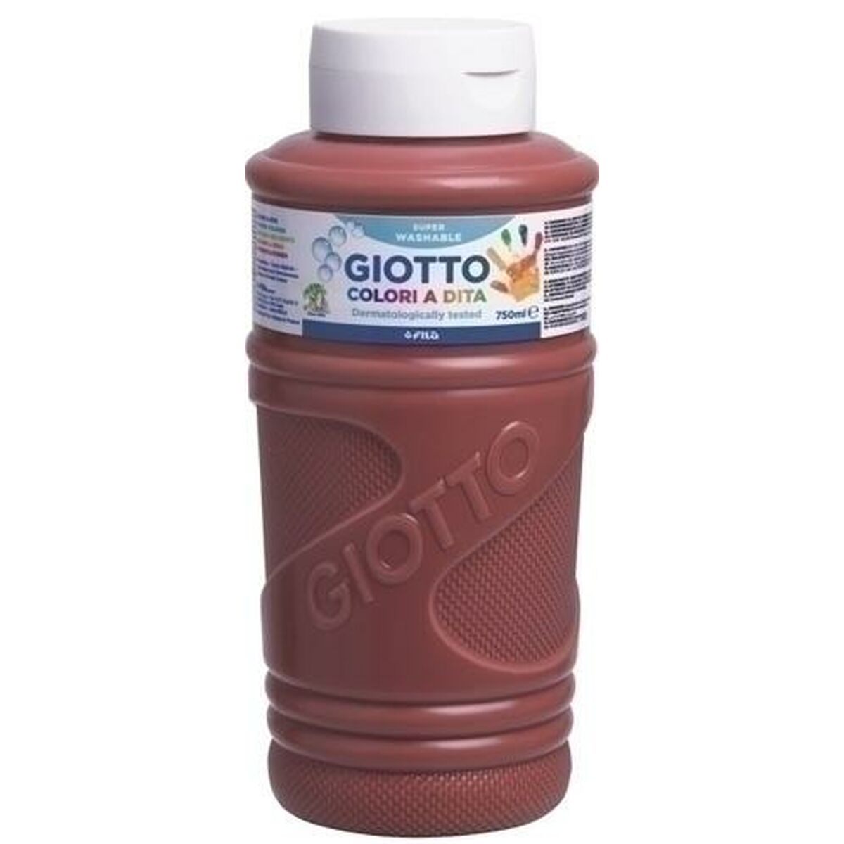 Fingerfärg Giotto Brun 750 ml (6 antal)-Kontor och Kontorsmaterial, konst och hantverk-Giotto-peaceofhome.se