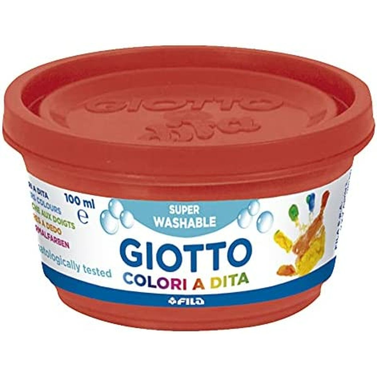 Fingerfärg Giotto Multicolour 6 Delar 100 ml-Kontor och Kontorsmaterial, konst och hantverk-Giotto-peaceofhome.se