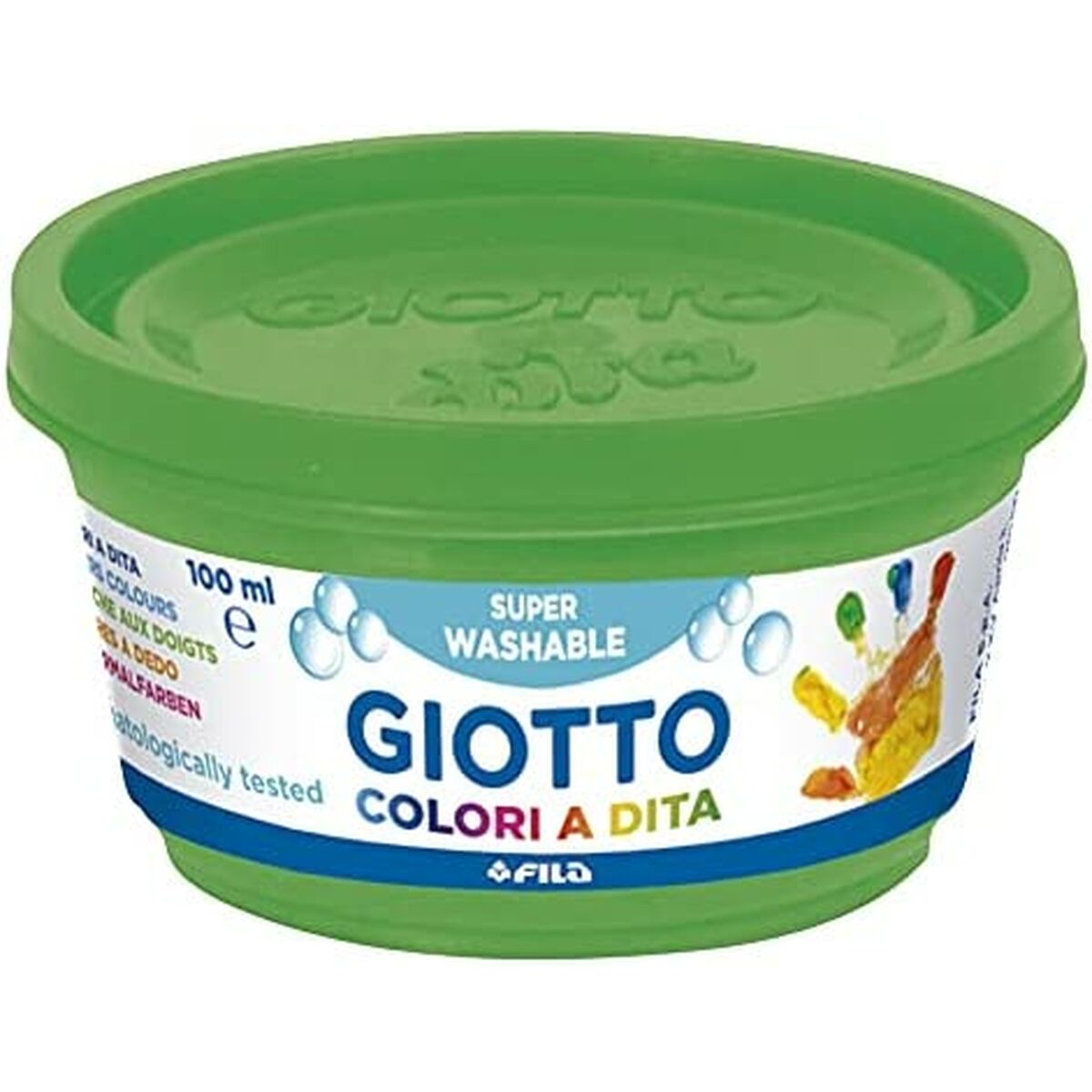 Fingerfärg Giotto Multicolour 6 Delar 100 ml-Kontor och Kontorsmaterial, konst och hantverk-Giotto-peaceofhome.se