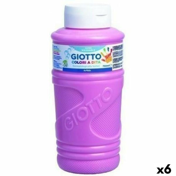 Fingerfärg Giotto Rosa 750 ml (6 antal)-Leksaker och spel, Kreativa aktiviteter-Giotto-peaceofhome.se