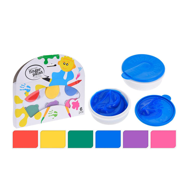 Fingerfärg Kids Förpackning med 6 masker-Leksaker och spel, Kreativa aktiviteter-BigBuy Fun-peaceofhome.se