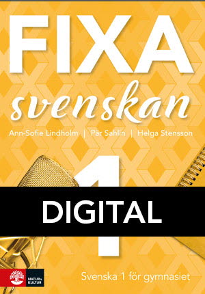 Fixa svenskan 1 Digitalbok-Digitala böcker-Natur & Kultur Digital-peaceofhome.se