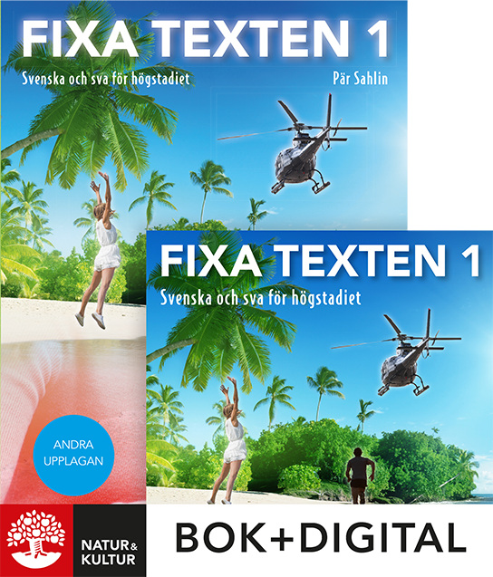 Fixa texten 1 Paket Bok+Digital-Digitala böcker-Natur & Kultur Digital-peaceofhome.se
