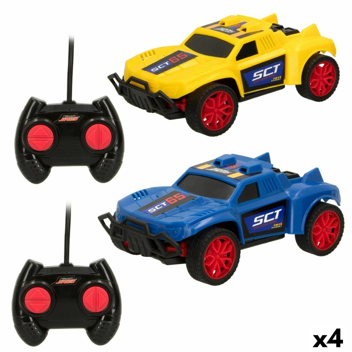 Fjärrkontroll Bil Speed & Go (4 antal)-Leksaker och spel, Fordon-Speed & Go-peaceofhome.se