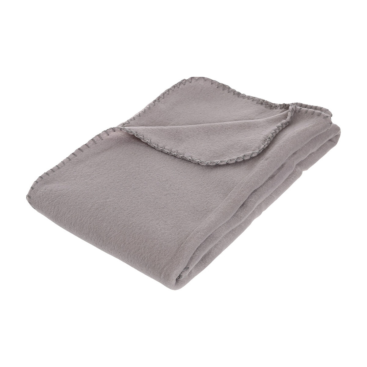 Fleece Blanket Atmosphera Brun Bomull 125 x 150 cm-Hem och matlagning, Mjuk inredning-Atmosphera-peaceofhome.se