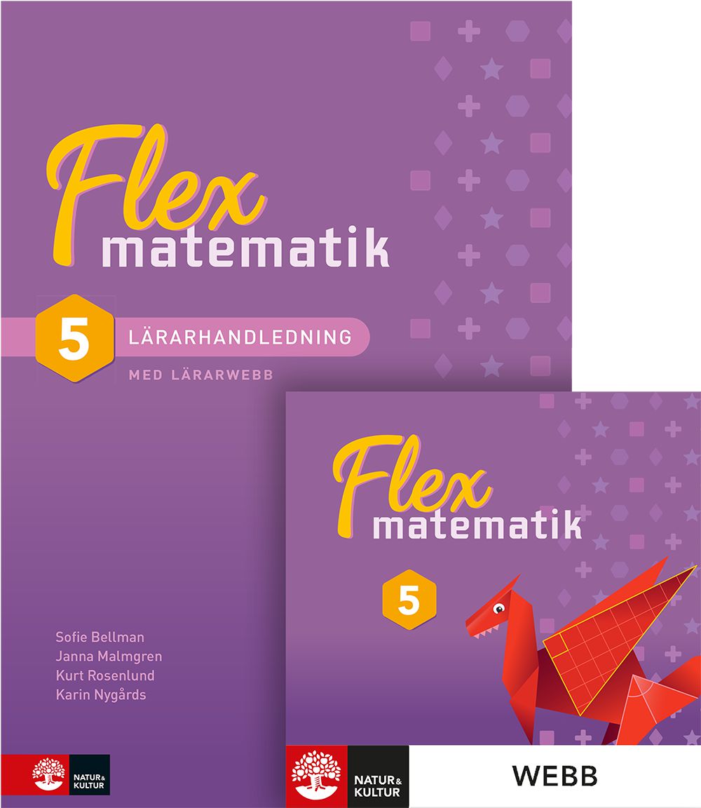 Flex Matematik åk 5 Lärarhandledning + webb-Digitala böcker-Natur & Kultur Digital-peaceofhome.se