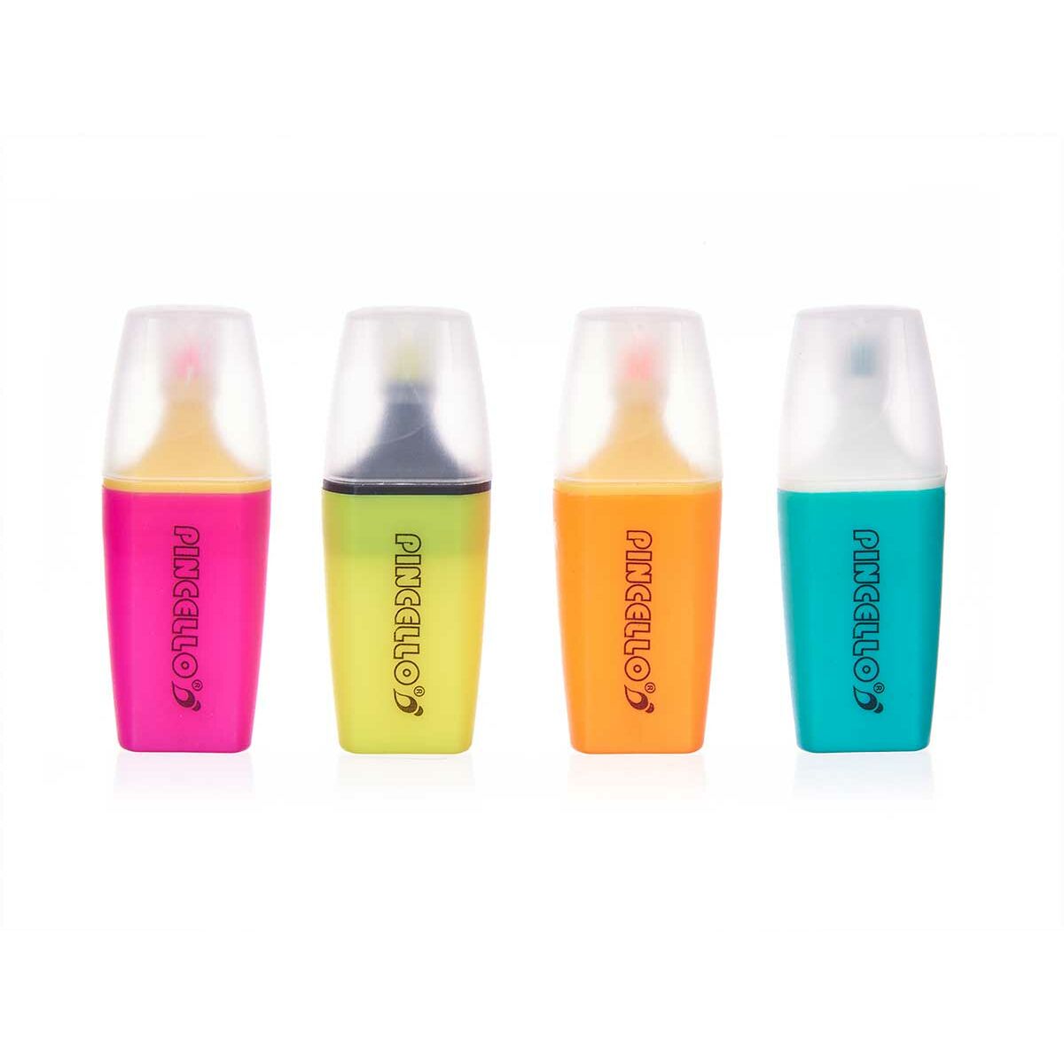 Fluorescerande markörsuppsättning Pincello Gul Grön Multicolour Orange Rosa (12 antal)-Kontor och Kontorsmaterial, Kulspetspennor, pennor och skrivverktyg-Pincello-peaceofhome.se