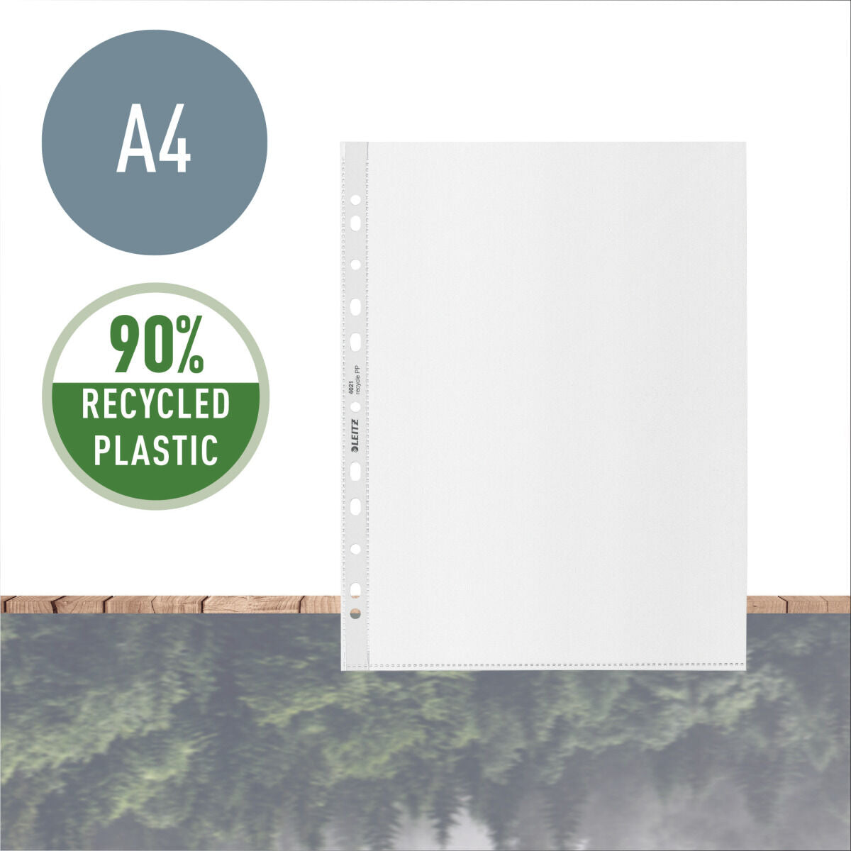 Fodral Leitz Recycle A4 Maxi Transparent A4 Återvunnen 25 antal-Kontor och Kontorsmaterial, Kontorsmaterial-Leitz-peaceofhome.se