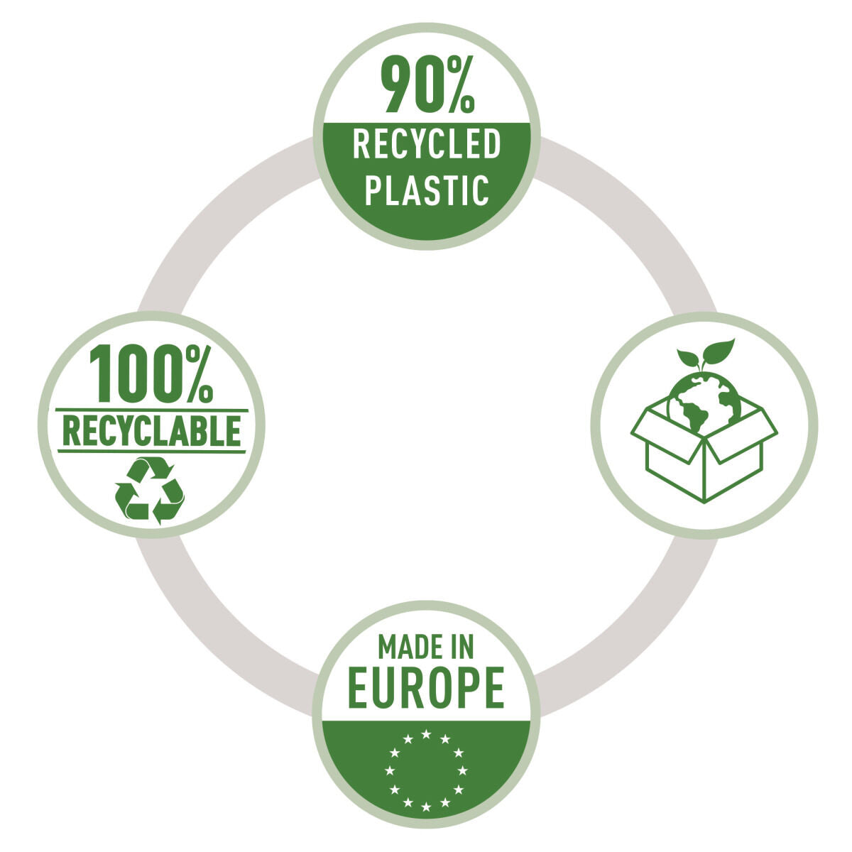 Fodral Leitz Recycle A4 Maxi Transparent A4 Återvunnen 25 antal-Kontor och Kontorsmaterial, Kontorsmaterial-Leitz-peaceofhome.se