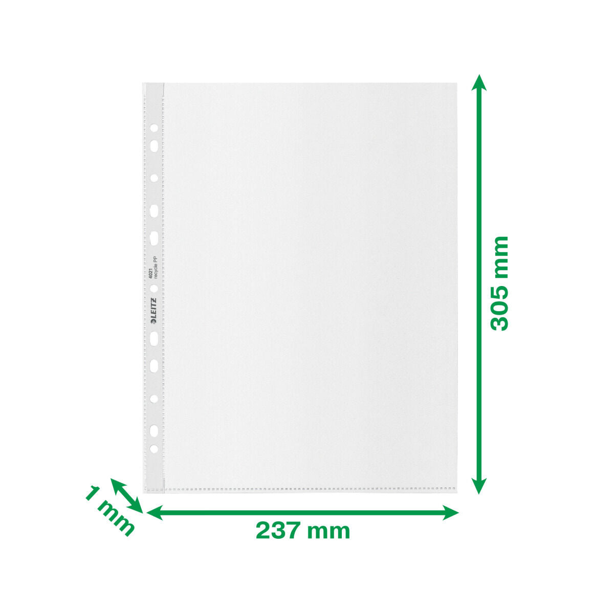 Fodral Leitz Recycle A4 Maxi Transparent A4 Återvunnen 25 antal-Kontor och Kontorsmaterial, Kontorsmaterial-Leitz-peaceofhome.se