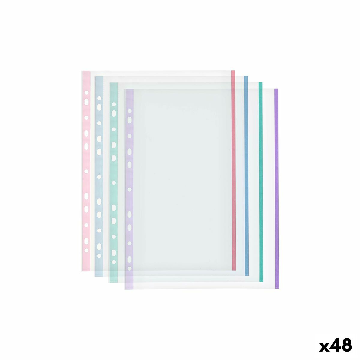 Fodral Multicolour A4 Plast (48 antal)-Kontor och Kontorsmaterial, Kontorsmaterial-Pincello-peaceofhome.se