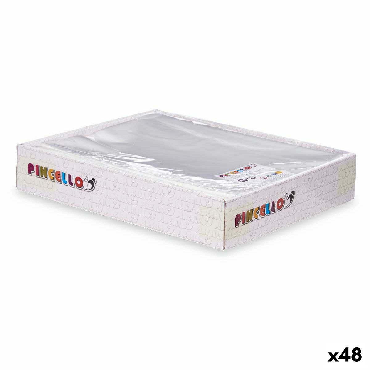 Fodral Pincello 379 379 Transparent A4 Plast 25 x 34 x 1 cm (48 antal)-Kontor och Kontorsmaterial, Kontorsmaterial-Pincello-peaceofhome.se