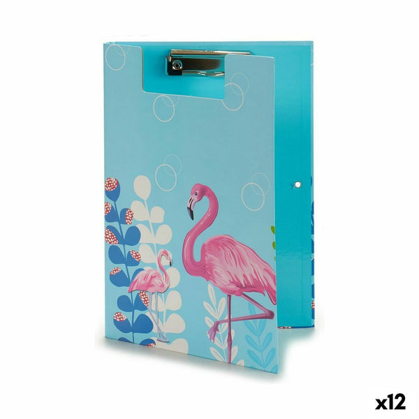 Folder A4 Rosa flamingo Klämma (12 antal)-Kontor och Kontorsmaterial, Kontorsmaterial-Pincello-peaceofhome.se