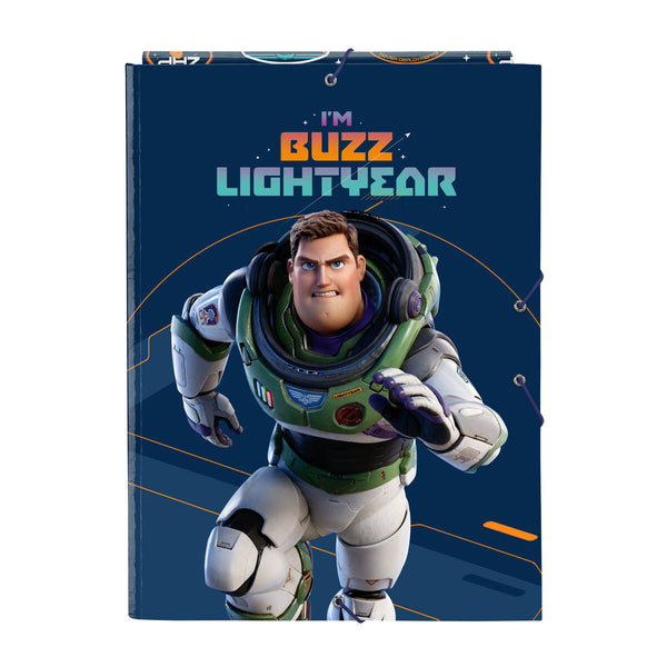 Folder Buzz Lightyear Marinblå A4 (26 x 33.5 x 2.5 cm)-Kontor och Kontorsmaterial, Kontorsmaterial-Buzz Lightyear-peaceofhome.se