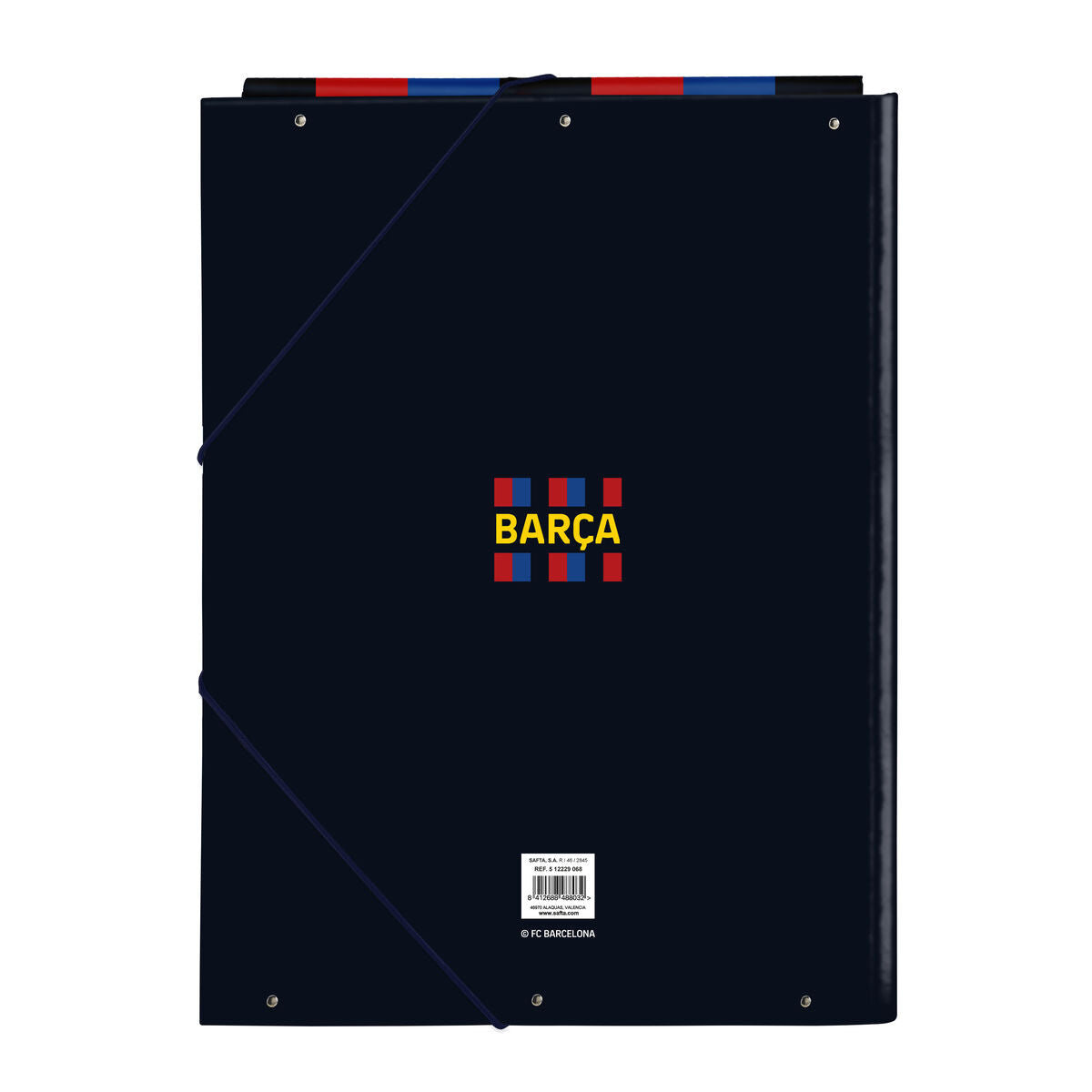 Folder F.C. Barcelona Rödbrun Marinblå A4 (26 x 33.5 x 2.5 cm)-Kontor och Kontorsmaterial, Kontorsmaterial-F.C. Barcelona-peaceofhome.se