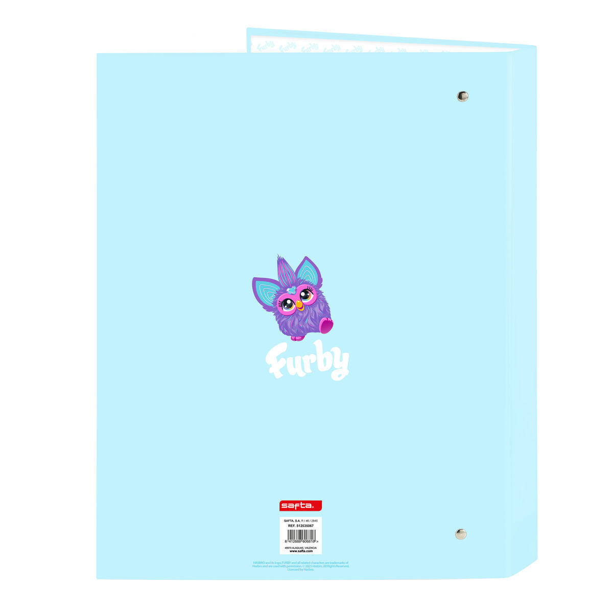 Folder Furby Himmelsblå A4-Kontor och Kontorsmaterial, Kontorsmaterial-Furby-peaceofhome.se