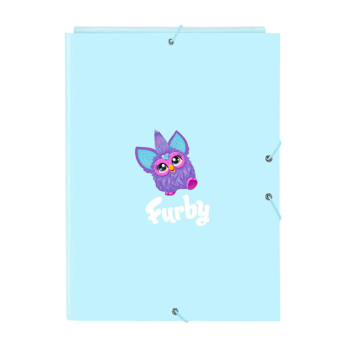 Folder Furby Himmelsblå A4-Kontor och Kontorsmaterial, Kontorsmaterial-Furby-peaceofhome.se