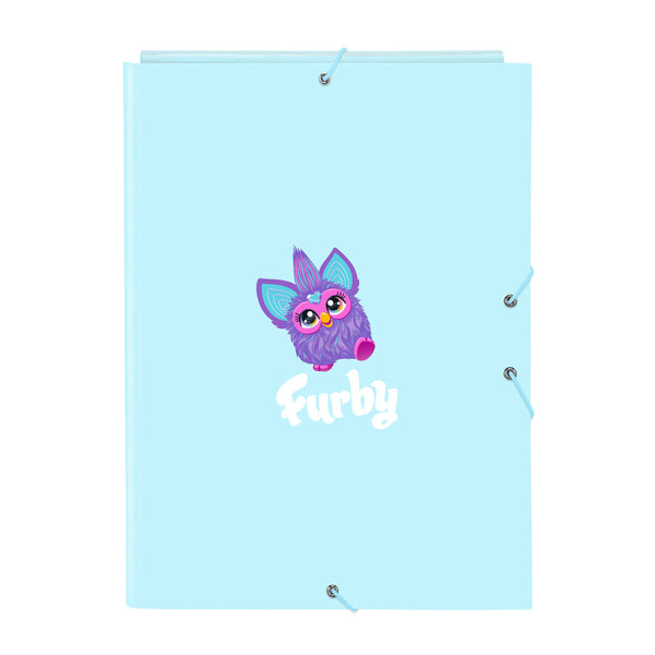 Folder Furby Himmelsblå A4-Kontor och Kontorsmaterial, Kontorsmaterial-Furby-peaceofhome.se