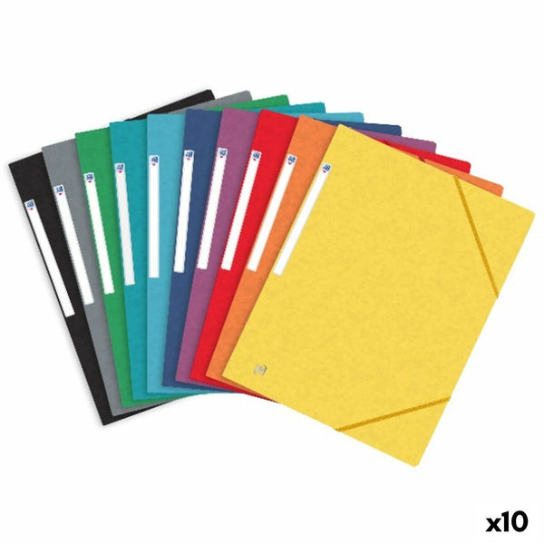 Folder Oxford TOP FILE Multicolour A4+ 10 Delar (10 antal)-Kontor och Kontorsmaterial, Kontorsmaterial-Oxford-peaceofhome.se