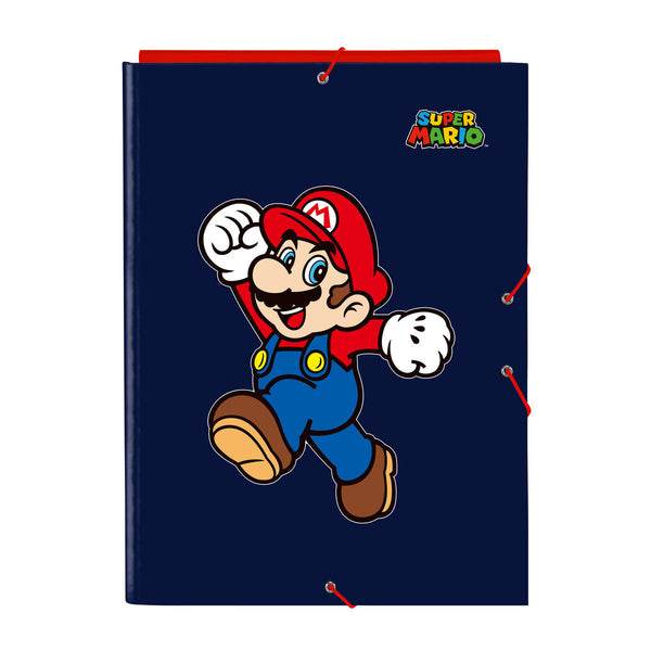 Folder Super Mario World Marinblå A4-Kontor och Kontorsmaterial, Kontorsmaterial-Super Mario-peaceofhome.se