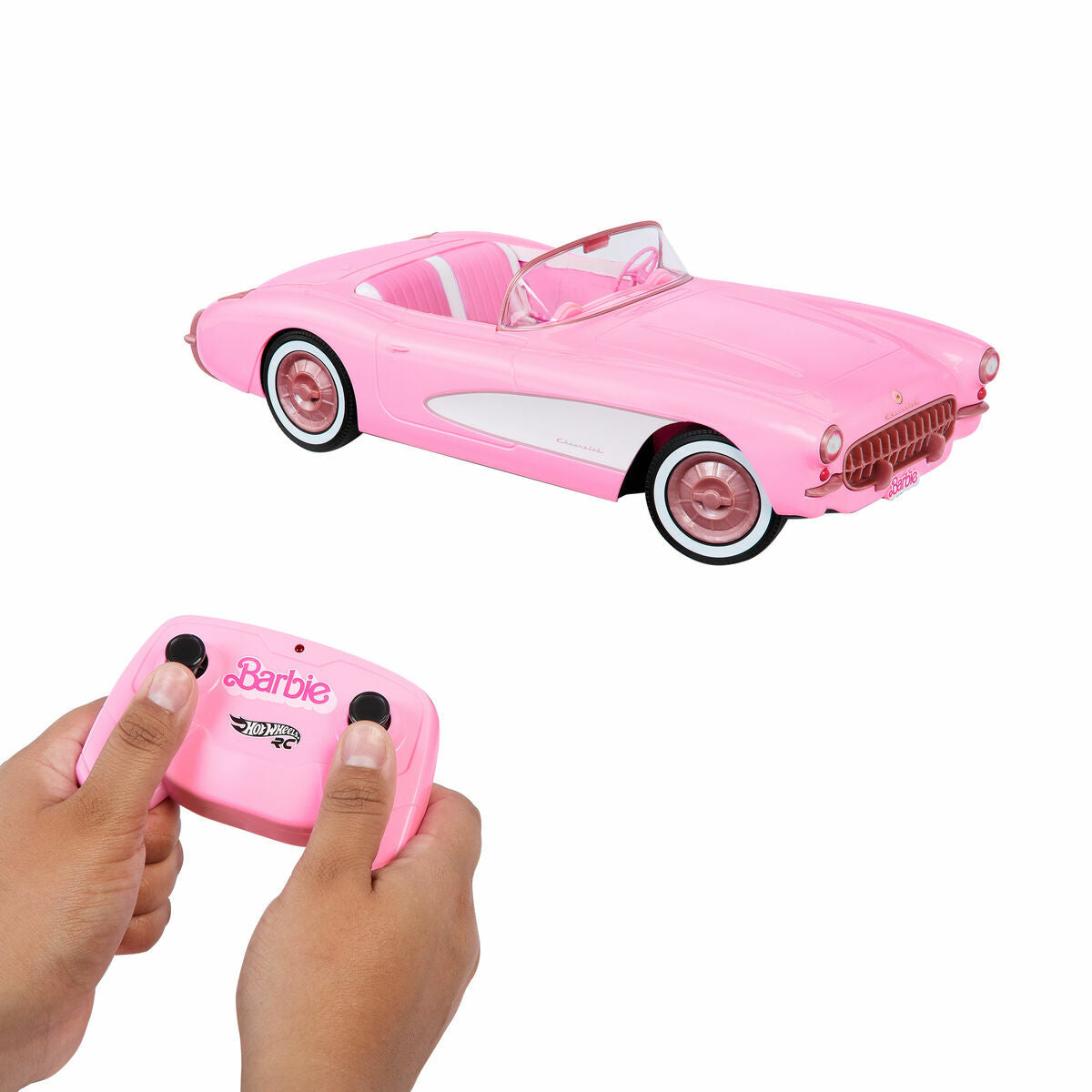 Fordon Barbie The Movie Hot Wheels RC Corvette (Renoverade A)-Leksaker och spel, Fordon-Barbie-peaceofhome.se