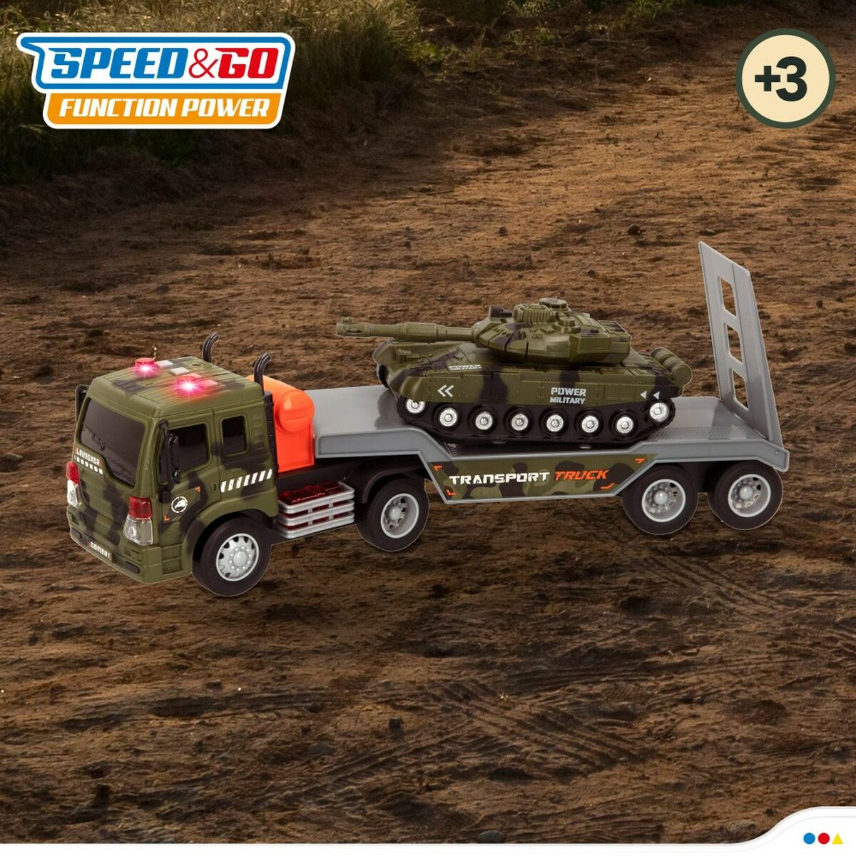 Fordonsbil Speed & Go 47,5 x 11,5 x 10 cm (2 antal)-Leksaker och spel, Fordon-Speed & Go-peaceofhome.se