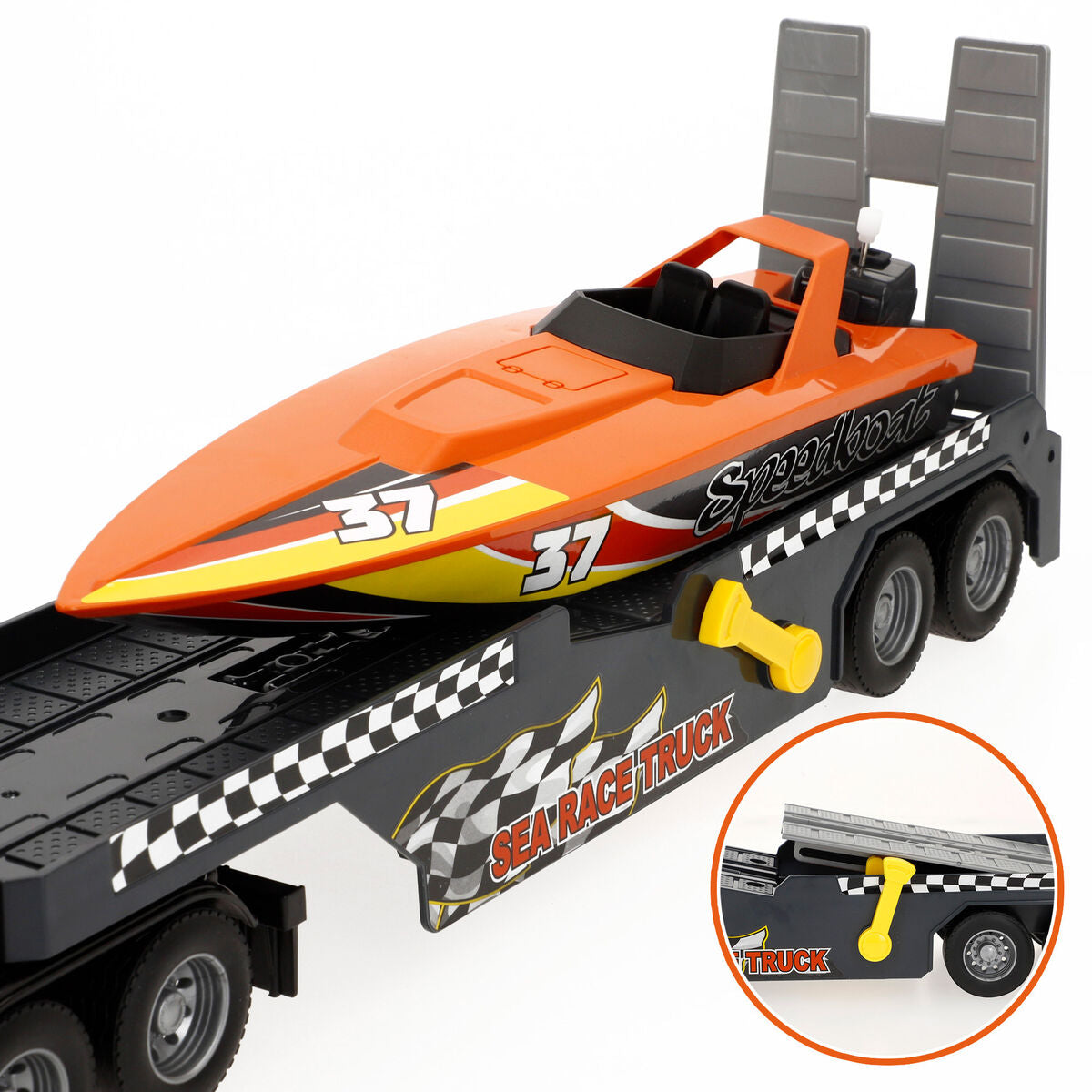 Fordonsbil Speed & Go 53 X 15 X 10 CM (2 antal)-Leksaker och spel, Fordon-Speed & Go-peaceofhome.se