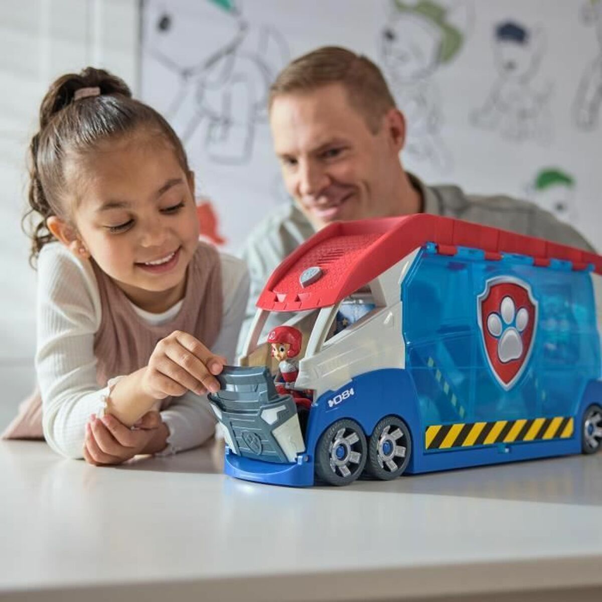 Fordonsbil The Paw Patrol Multicolour (3 antal)-Leksaker och spel, Fordon-The Paw Patrol-peaceofhome.se