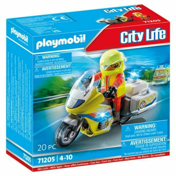 Fordonsspel Playmobil 71205 Motorcykel 20 Delar-Leksaker och spel, Dockor och actionfigurer-Playmobil-peaceofhome.se