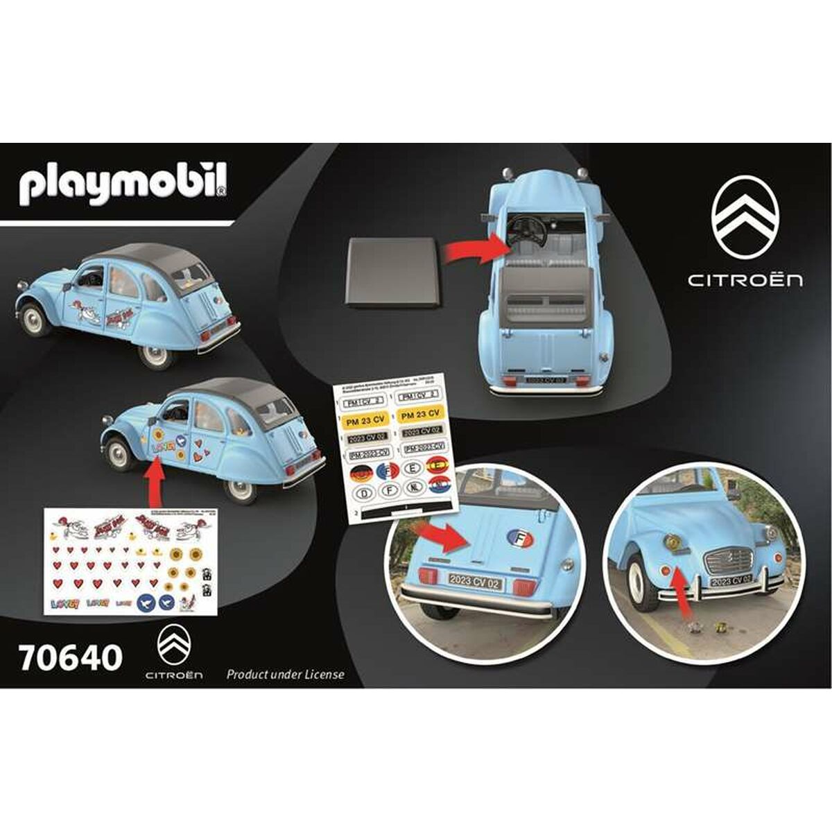 Fordonsspel Playmobil Blå Bil 57 Delar-Leksaker och spel, Dockor och actionfigurer-Playmobil-peaceofhome.se