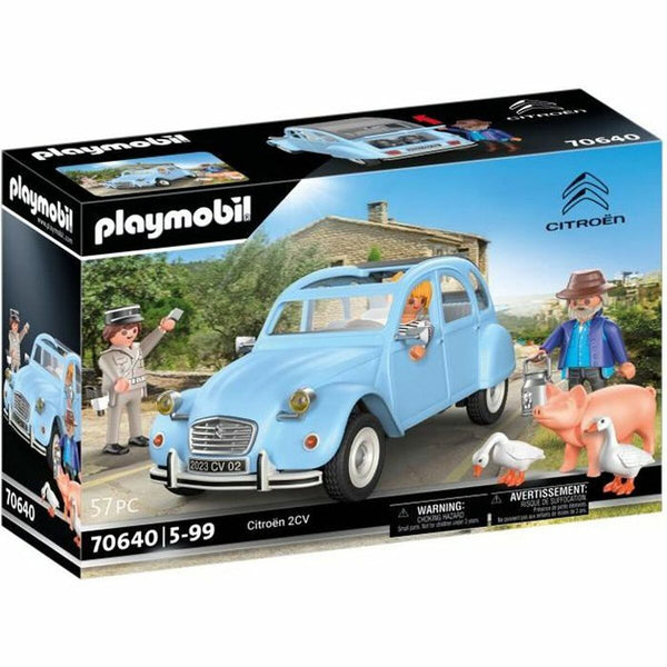 Fordonsspel Playmobil Citroen 2CV 70646 Bil Blå 57 Delar-Leksaker och spel, Dockor och actionfigurer-Playmobil-peaceofhome.se