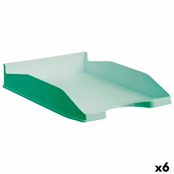 Förvaringsfack Archivo 2000 Grön Plast återvinningsbart 34,5 x 25,5 x 6 cm (6 antal)-Kontor och Kontorsmaterial, Kontorsmaterial-Archivo 2000-peaceofhome.se