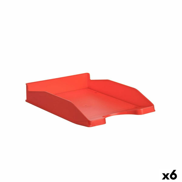 Förvaringsfack Archivo 2000 Röd A4 Plast (6 antal)-Kontor och Kontorsmaterial, Kontorsmaterial-Archivo 2000-peaceofhome.se