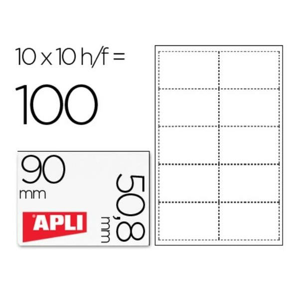 Fotopapper Blankt Apli 10608-Kontor och Kontorsmaterial, Pappersprodukter för kontoret-Apli-peaceofhome.se