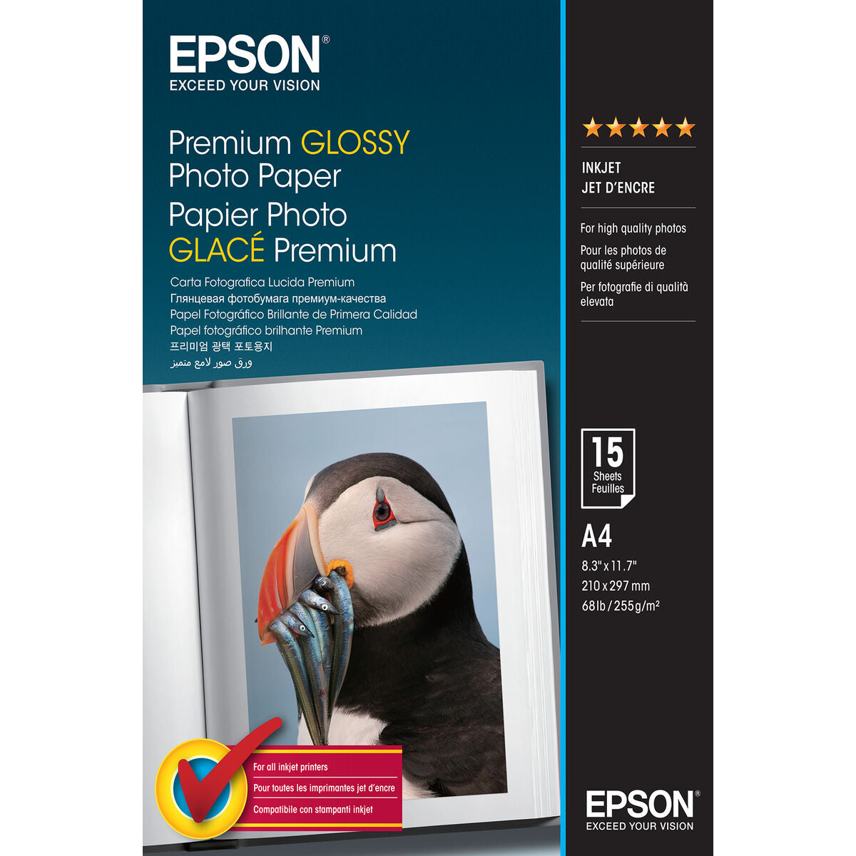 Fotopapper Blankt Epson 235B591 A4 (1 antal)-Kontor och Kontorsmaterial, Pappersprodukter för kontoret-Epson-peaceofhome.se