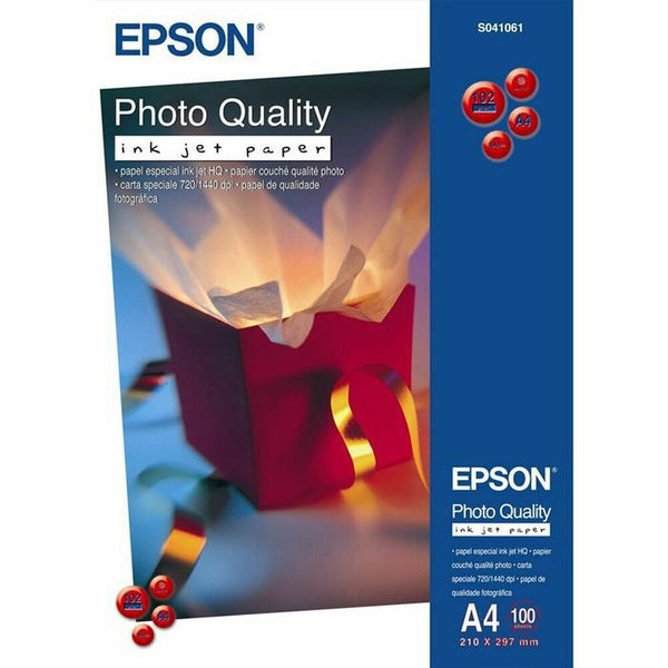 Fotopapper Blankt Epson C13S041061 A4-Kontor och Kontorsmaterial, Pappersprodukter för kontoret-Epson-peaceofhome.se