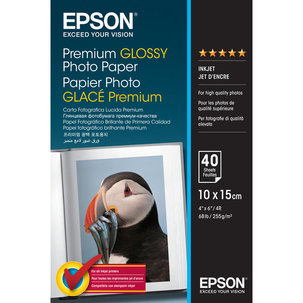 Fotopapper Blankt Epson C13S042153 A4 (1 antal)-Kontor och Kontorsmaterial, Pappersprodukter för kontoret-Epson-peaceofhome.se