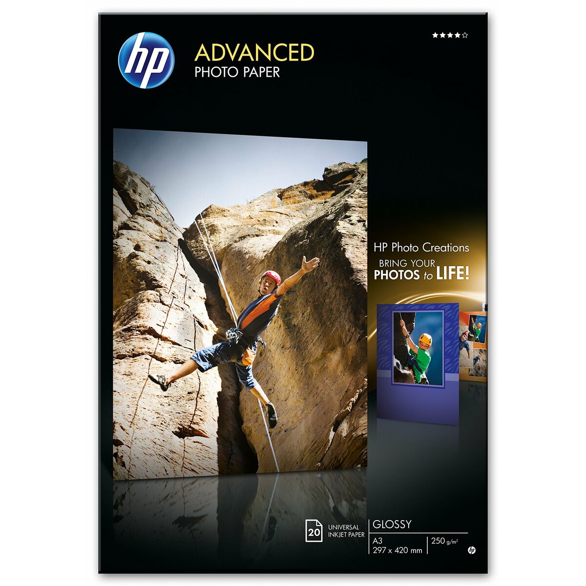 Fotopapper Blankt HP Q8697A-Kontor och Kontorsmaterial, Pappersprodukter för kontoret-HP-peaceofhome.se