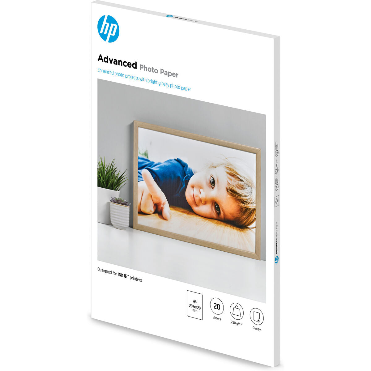 Fotopapper Blankt HP Q8697A-Kontor och Kontorsmaterial, Pappersprodukter för kontoret-HP-peaceofhome.se