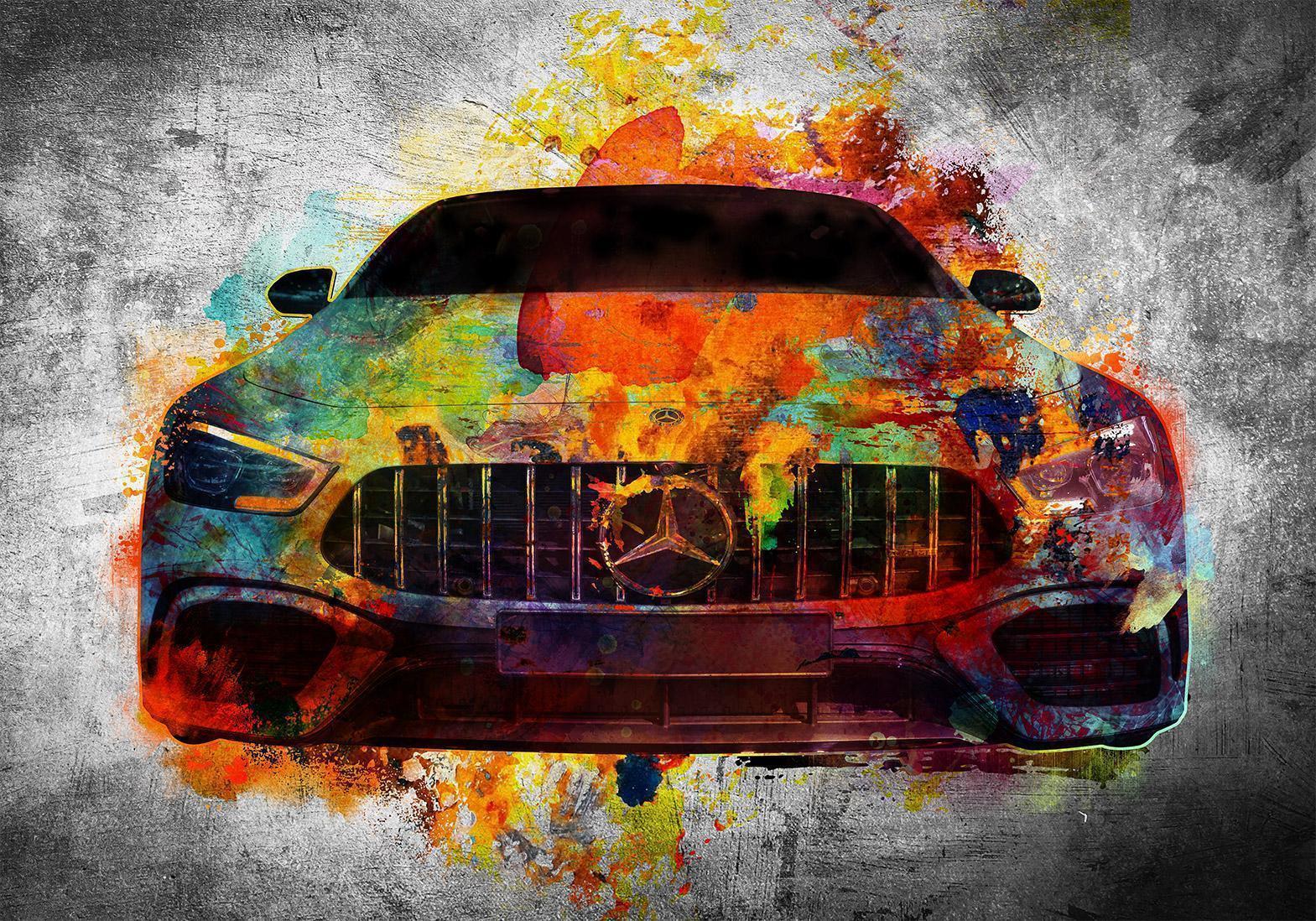 Fototapet - Great Car-Fototapeter-Artgeist-peaceofhome.se