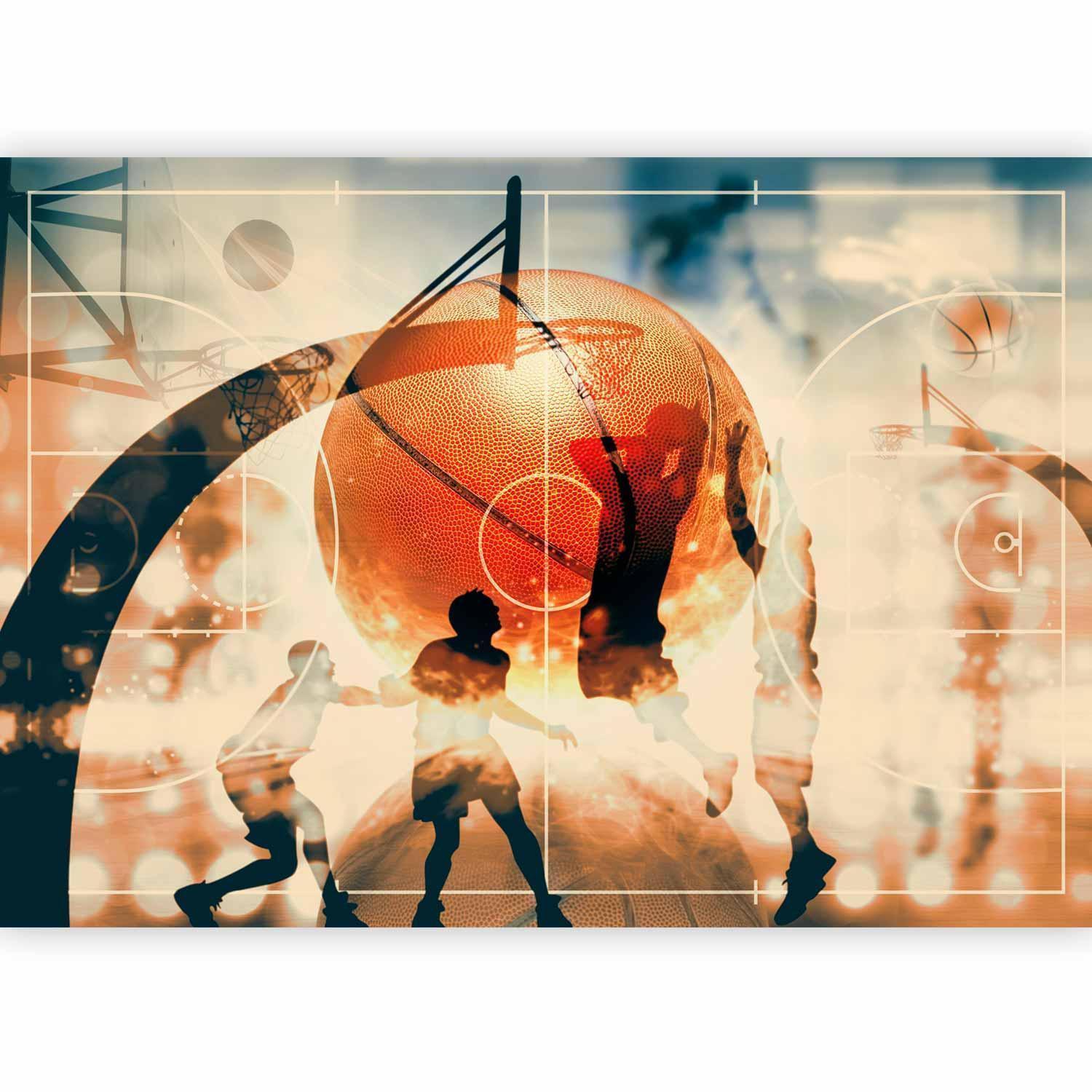 Fototapet - I love basketball!-Fototapeter-Artgeist-peaceofhome.se