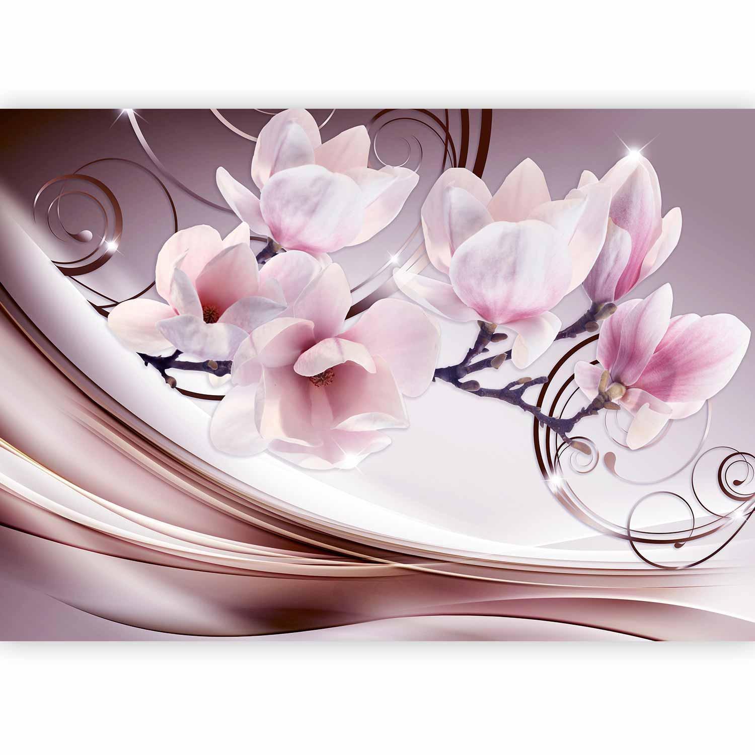 Fototapet - Meet the Magnolias-Fototapeter-Artgeist-peaceofhome.se