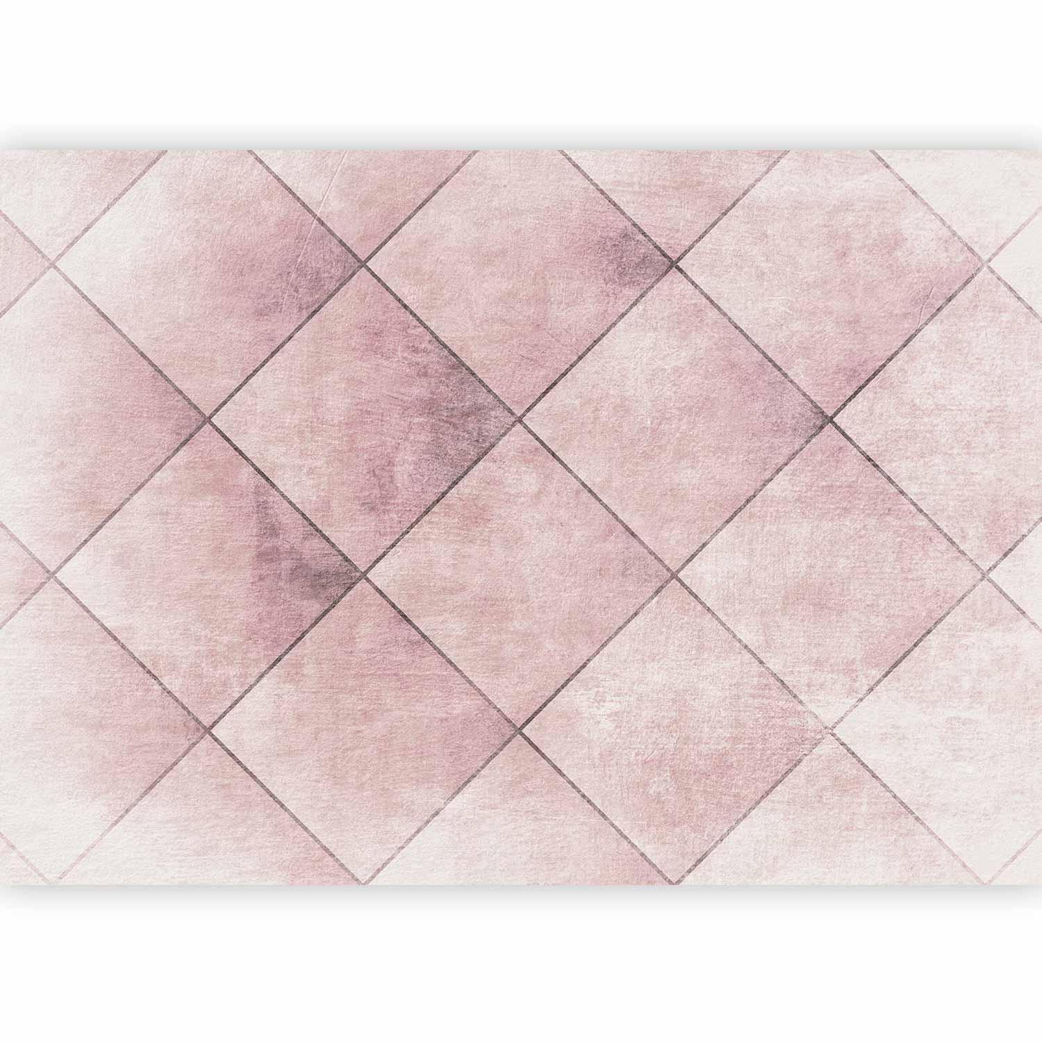 Fototapet - Perfect cuts - uniform geometric pattern in tiled pattern with pattern-Fototapeter-Artgeist-peaceofhome.se