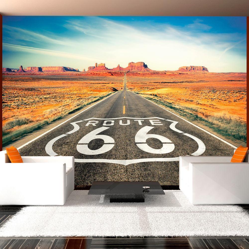 Fototapet - Route 66-Fototapeter-Artgeist-peaceofhome.se