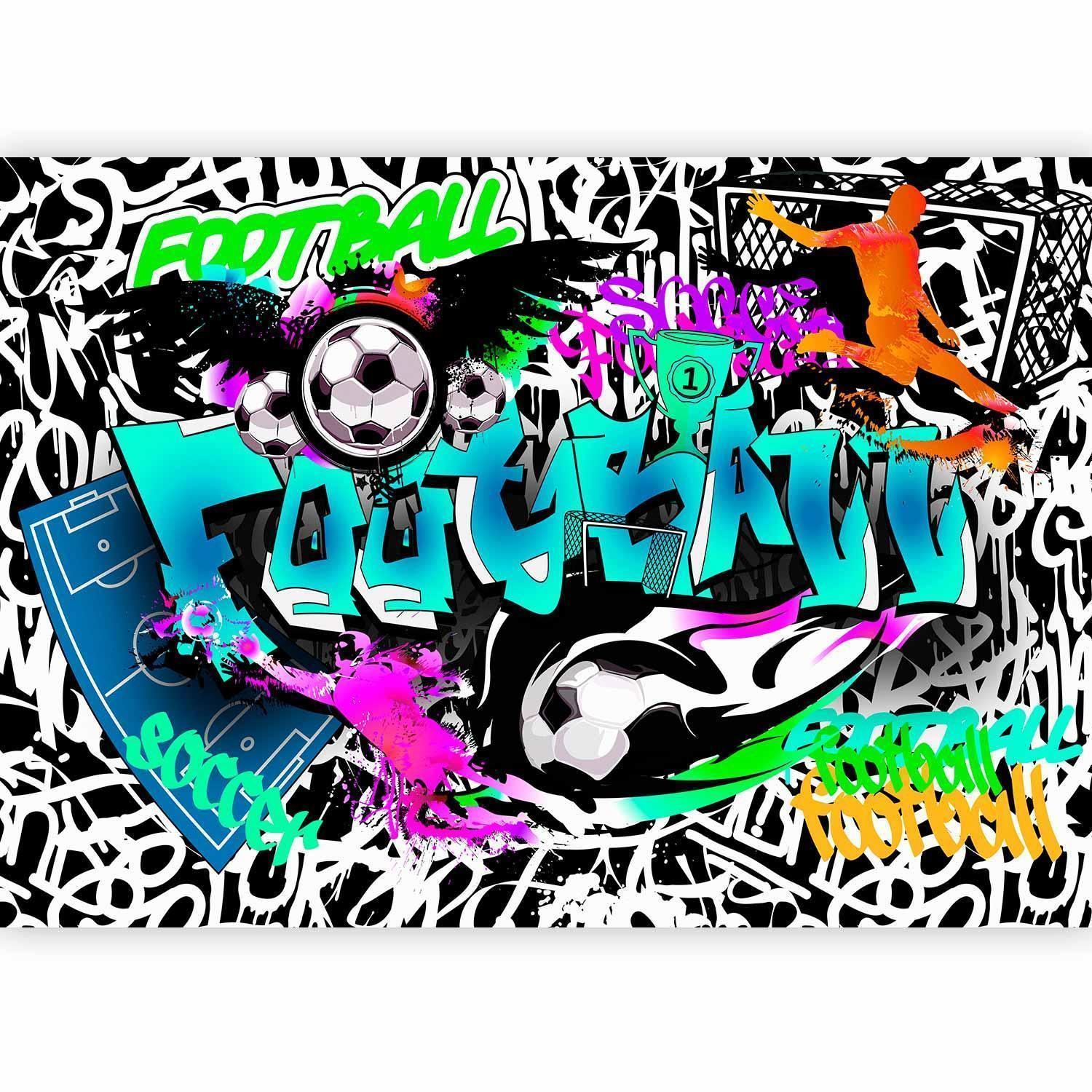 Fototapet - Sports Graffiti-Fototapeter-Artgeist-peaceofhome.se