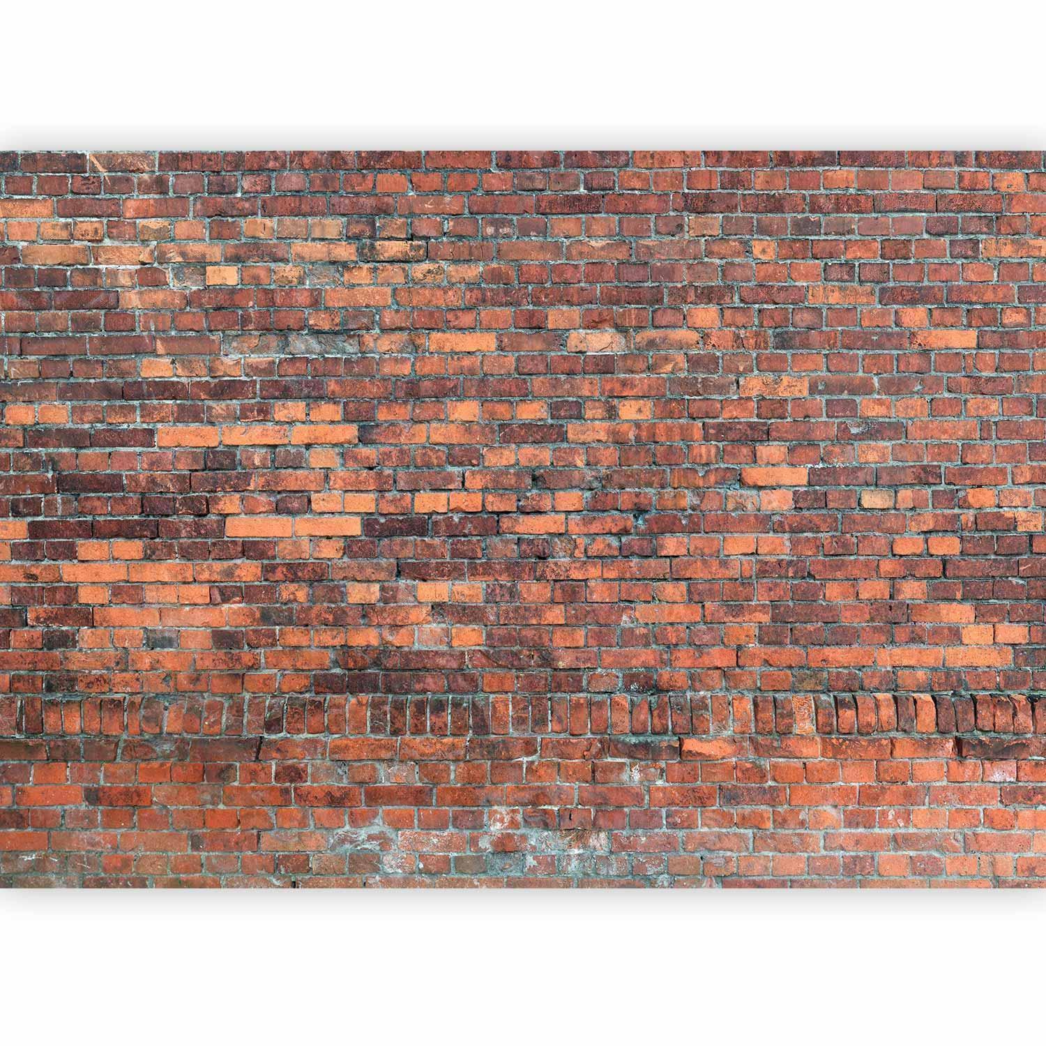 Fototapet - Vintage Wall (Red Brick)-Fototapeter-Artgeist-peaceofhome.se