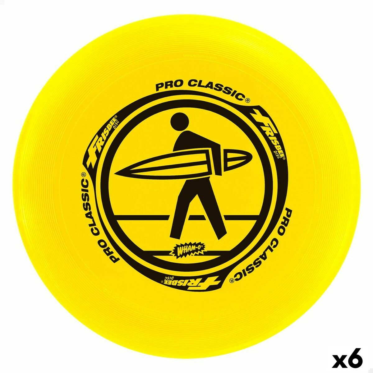 Frisbee Wham-O Pro-Classic Ø 25 cm Flexibel 6 antal-Sport och utomhus, Skivsporter-Wham-O-peaceofhome.se