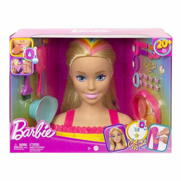 Frisördocka Barbie Hair Color Reveal 29 cm-Leksaker och spel, Dockor och tillbehör-Barbie-peaceofhome.se