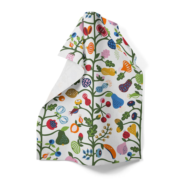 Fruktträd kökshandduk-Heminredning-Arvidssons Textil-peaceofhome.se